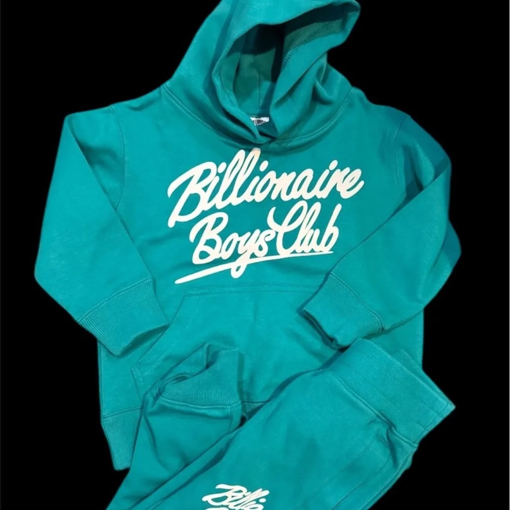 Billionaire Boys Club Teal Hoodie and Sweatpants Set